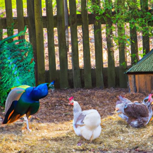 Can Peacocks Live With Chickens